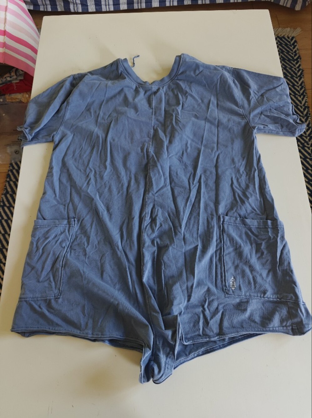 FREE PEOPLE MOVEMENT HOT SHOT TEE ROMPER - SKYLINE - Picture 12 of 16